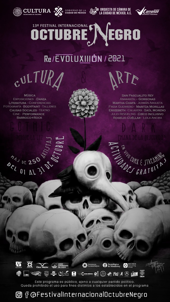 13ª Edición del Festival Octubre Negro 2021: Programa de actividades